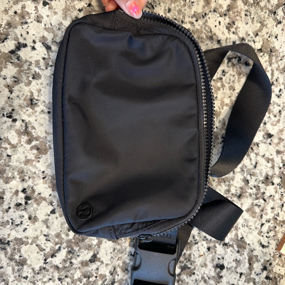 Lululemon Athletica Black Minimalist Crossbody Bag